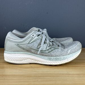 Saucony Hurricane Iso 5 Running Shoes Green White S10460-42 Lace Up Size 8